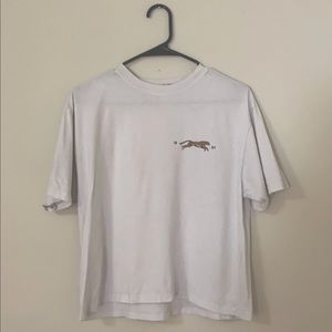 Brandy Melville Cheetah Motorcycle T Shirt
